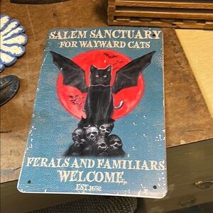 Salem Sanctuary Cat Sign